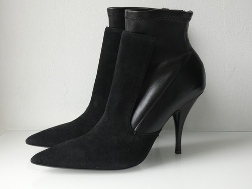 Material stiefeletten leder - bi-material,
