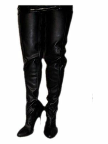 Crotch kunstleder schwarz gr - kunstleder,