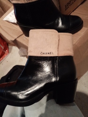 Chanel damen stiefeletten gr - chanel, stiefeletten,
