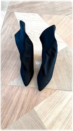 Stretch stiefeletten schwarz - stiefeletten,