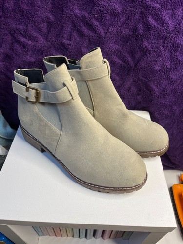 Damen stiefeletten hellgrau - hellgrau,