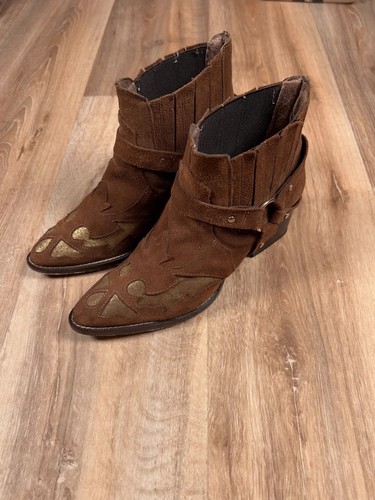 Helene rot westernstiefel - rot,